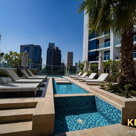 Sleek Studio In Prive With Stunning Canal View Dubaj Exteriér fotografie