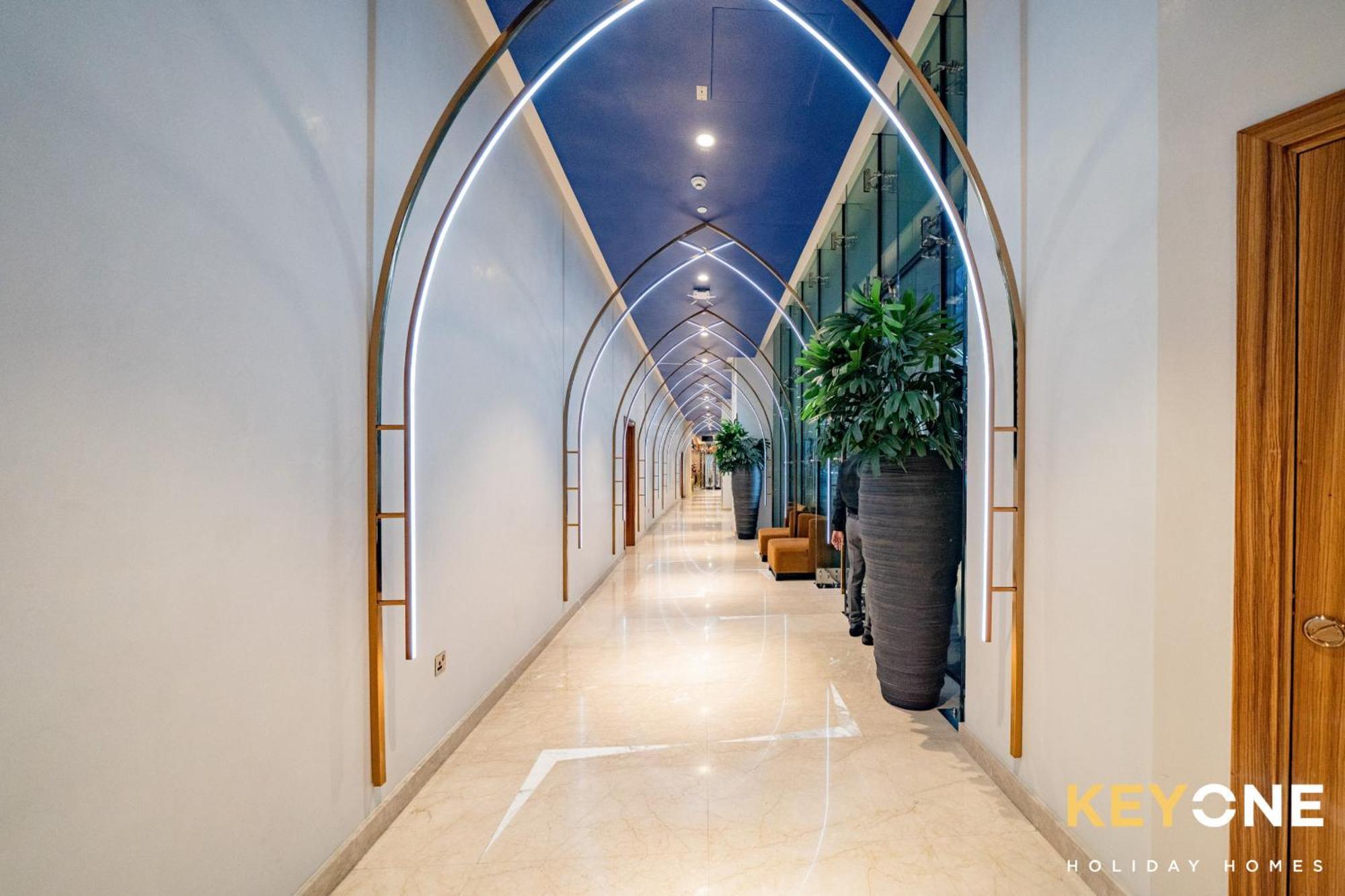 Sleek Studio In Prive With Stunning Canal View Dubaj Exteriér fotografie