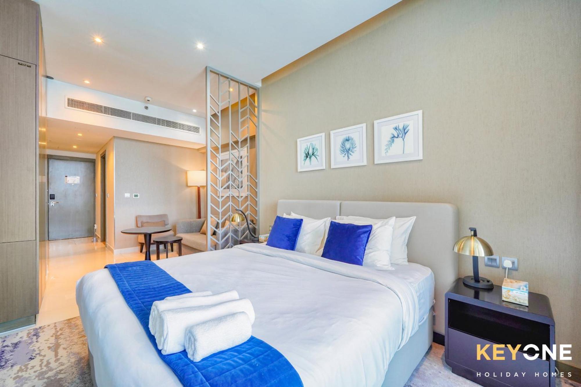 Sleek Studio In Prive With Stunning Canal View Dubaj Exteriér fotografie