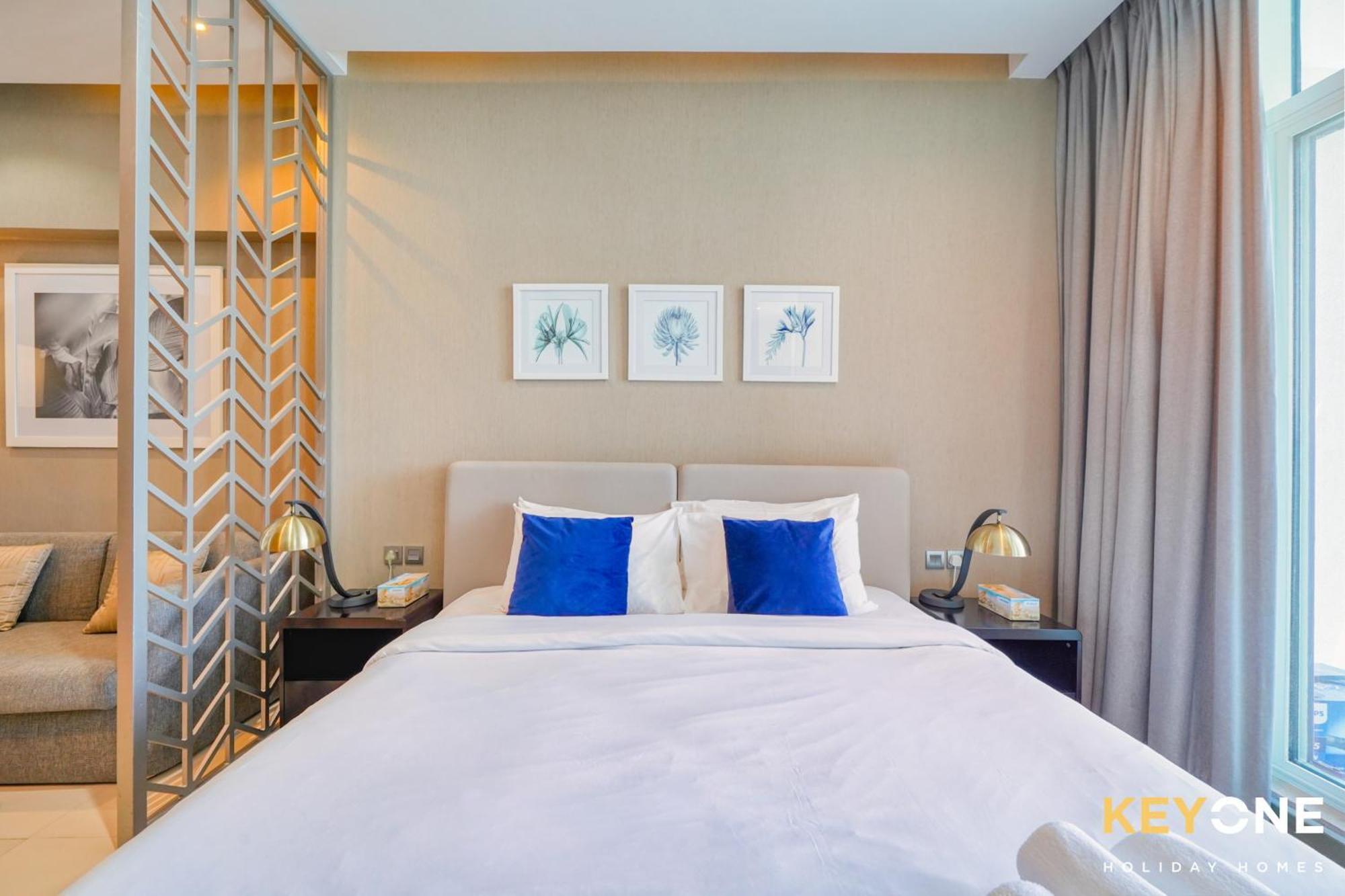 Sleek Studio In Prive With Stunning Canal View Dubaj Exteriér fotografie