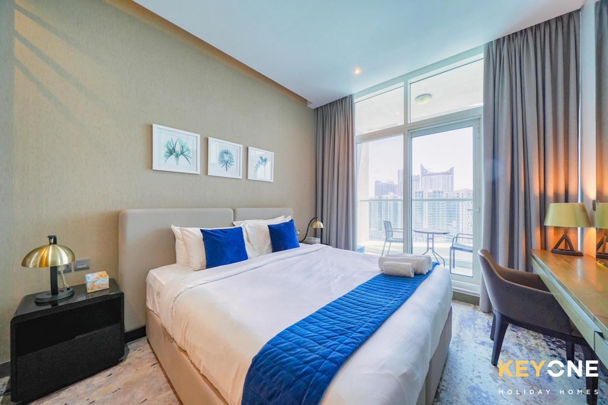 Sleek Studio In Prive With Stunning Canal View Dubaj Exteriér fotografie